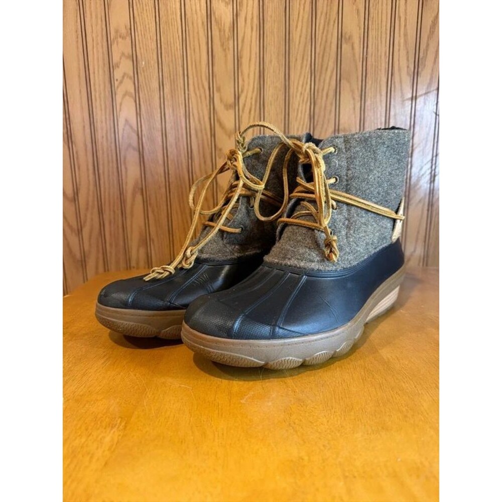 Sperry Saltwater Wedge Tide Wool Boots